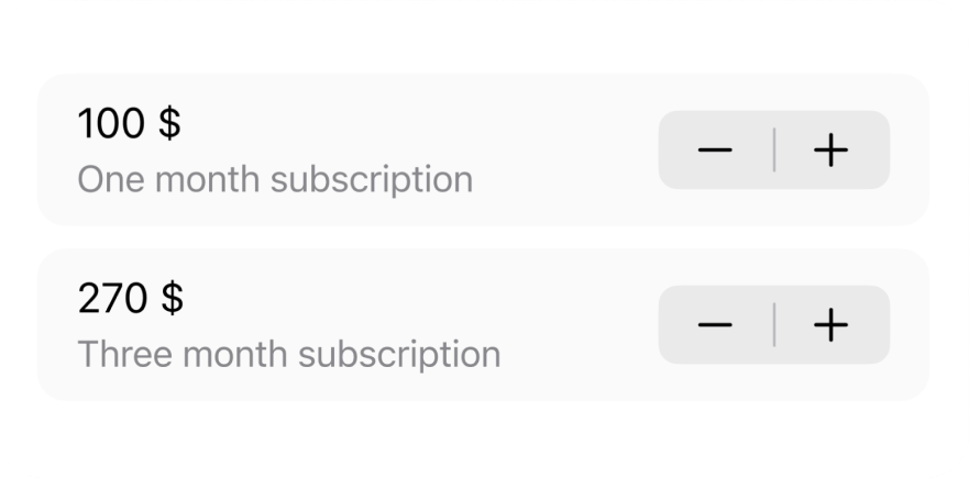 Subscription