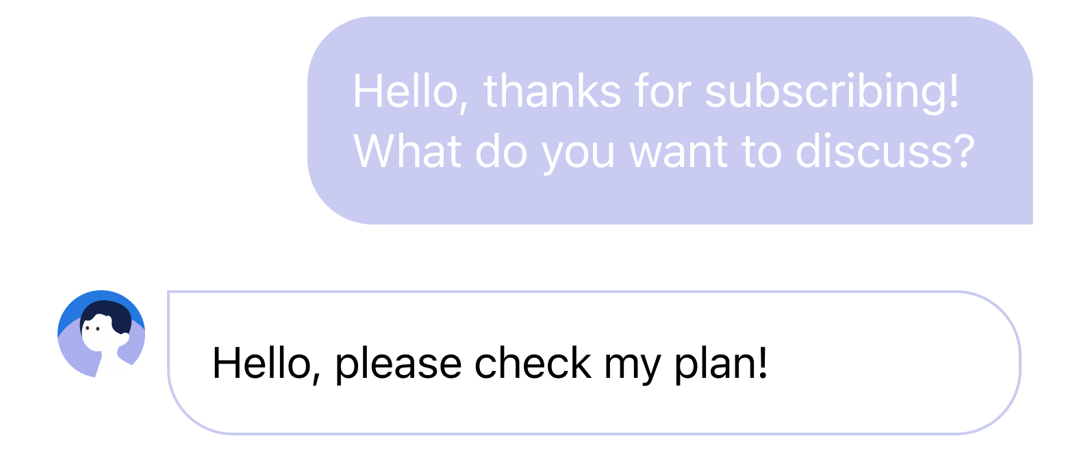 Chat with the user